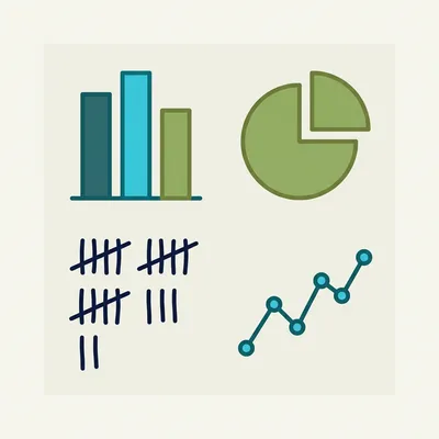 Data, Statistics & Probability illustration