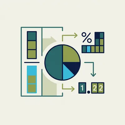 Fractions, Decimals, Ratios & Percents illustration